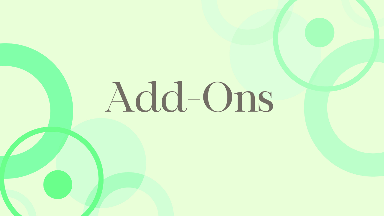 Add-Ons